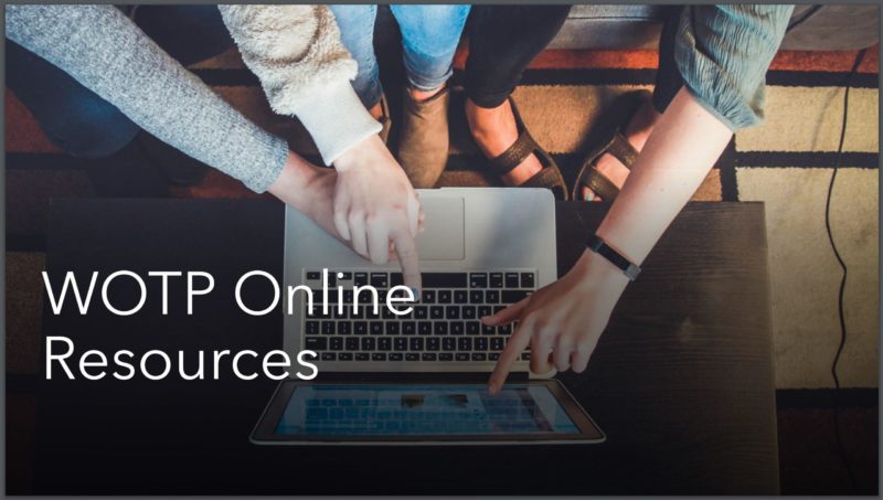 WOTP online resources cover image
